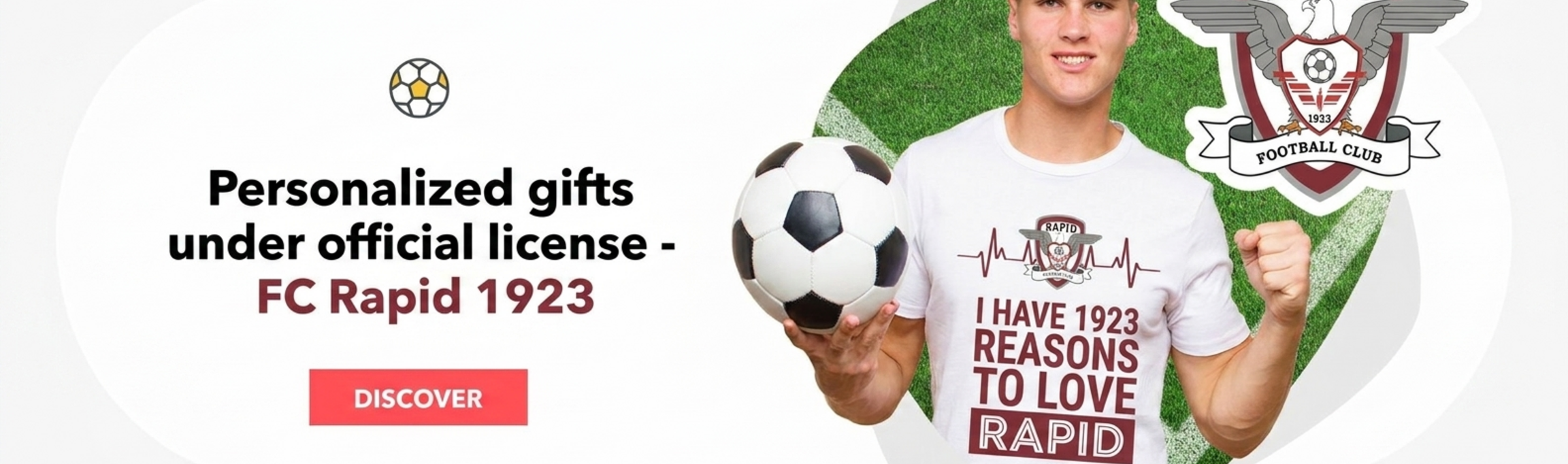 Regalos personalizados con licencia oficial - FC Rapid 1923 de Bucarest