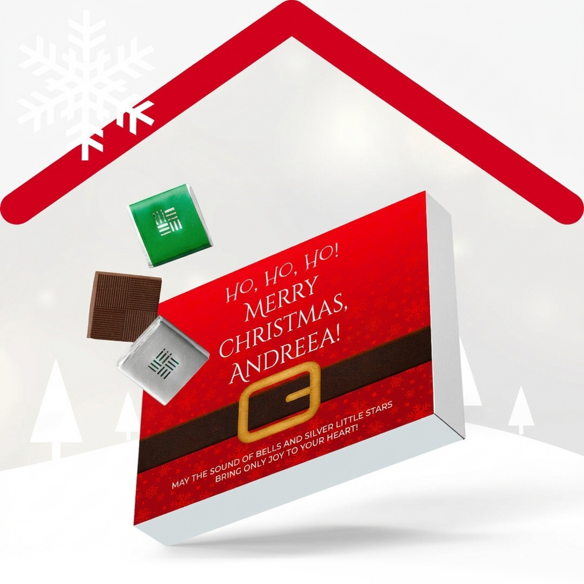 Cajas de bombones personalizadas para Navidad
