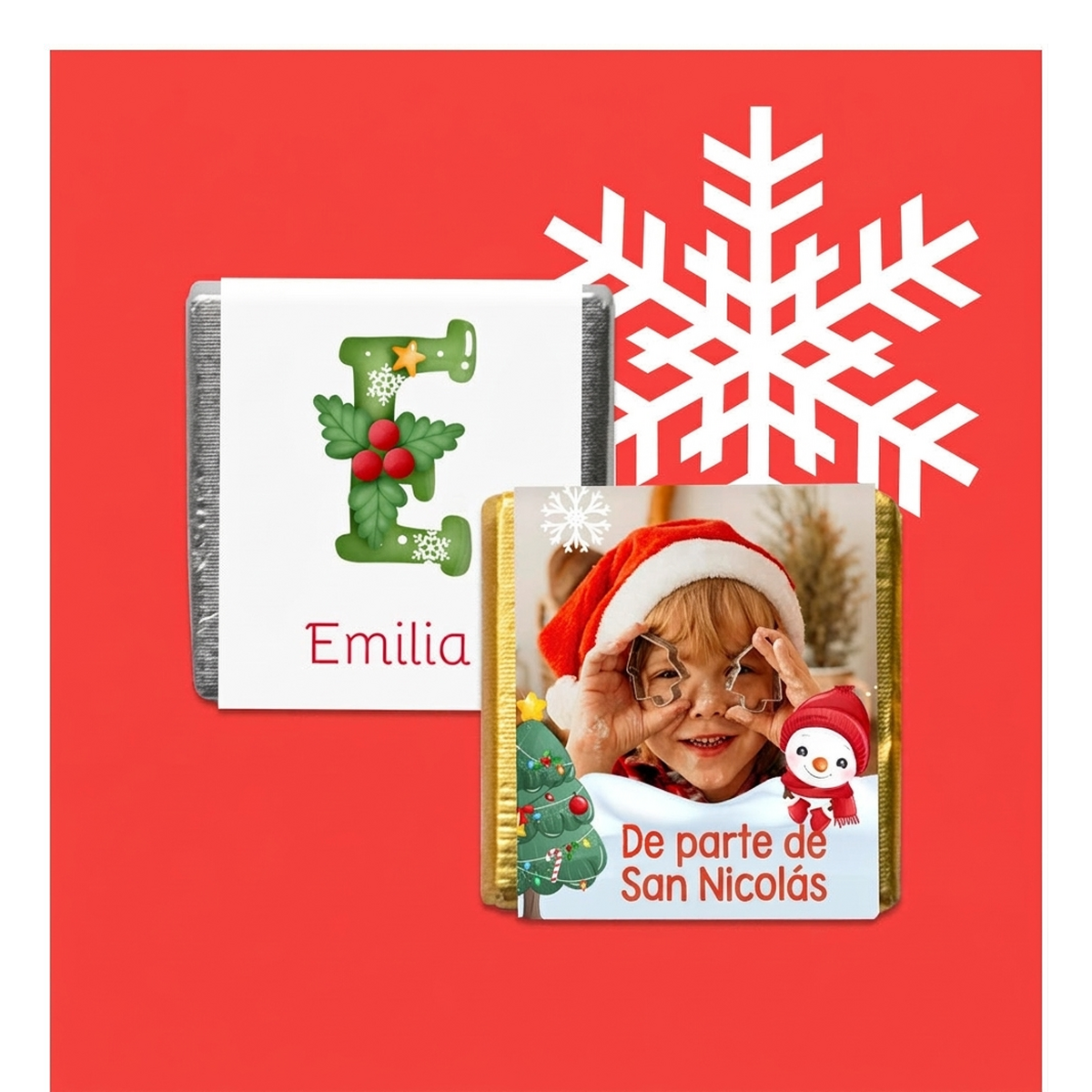 Mini bombones personalizados de San Nicolás