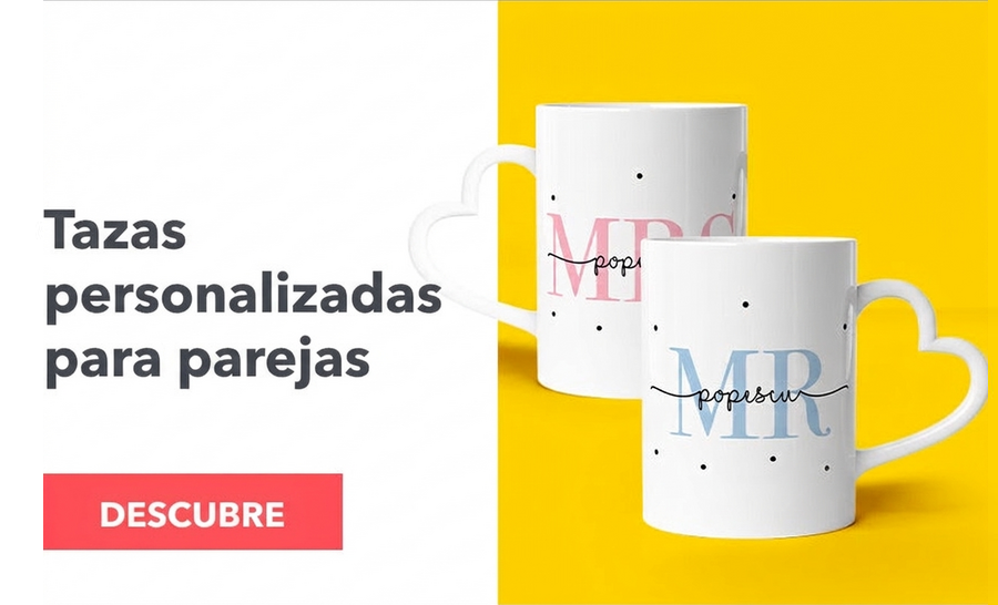 Tazas personalizadas para el aniversario de una relación