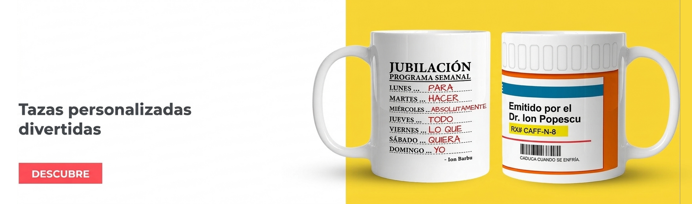 Tazas con mensajes divertidos