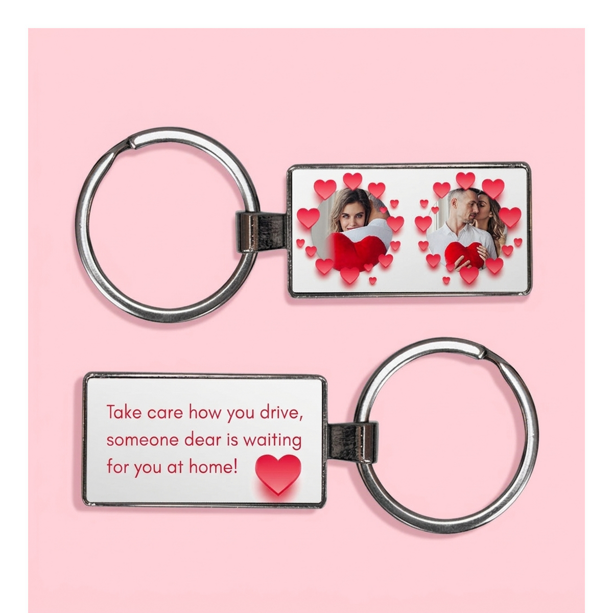 Llaveros personalizados para San Valentín