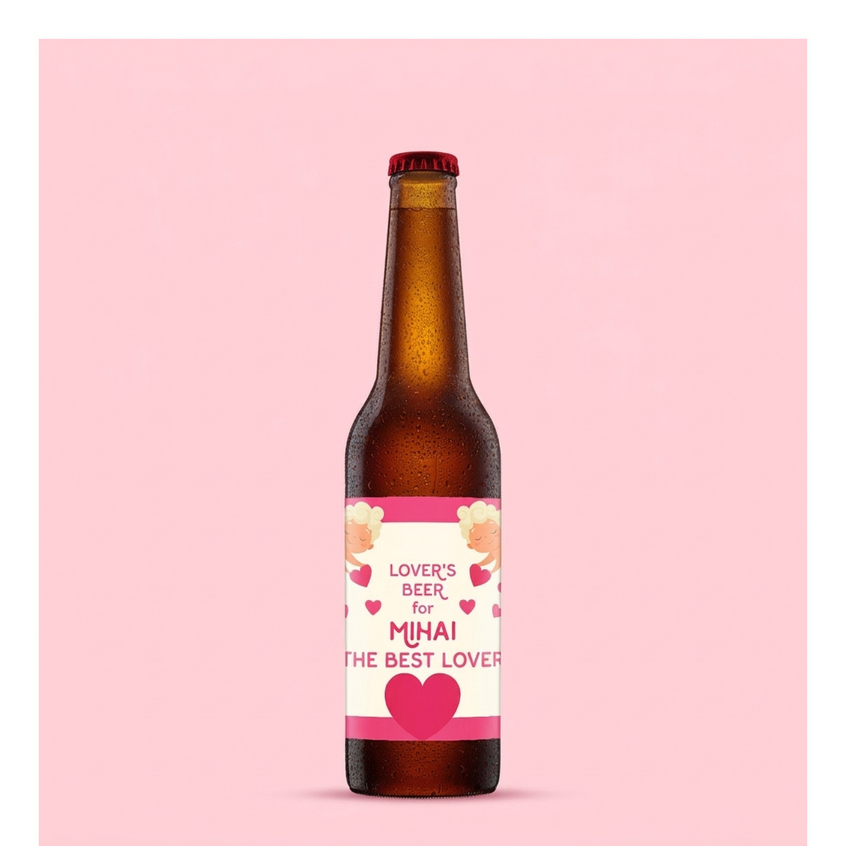 Cerveza personalizada para el Día de San Valentín