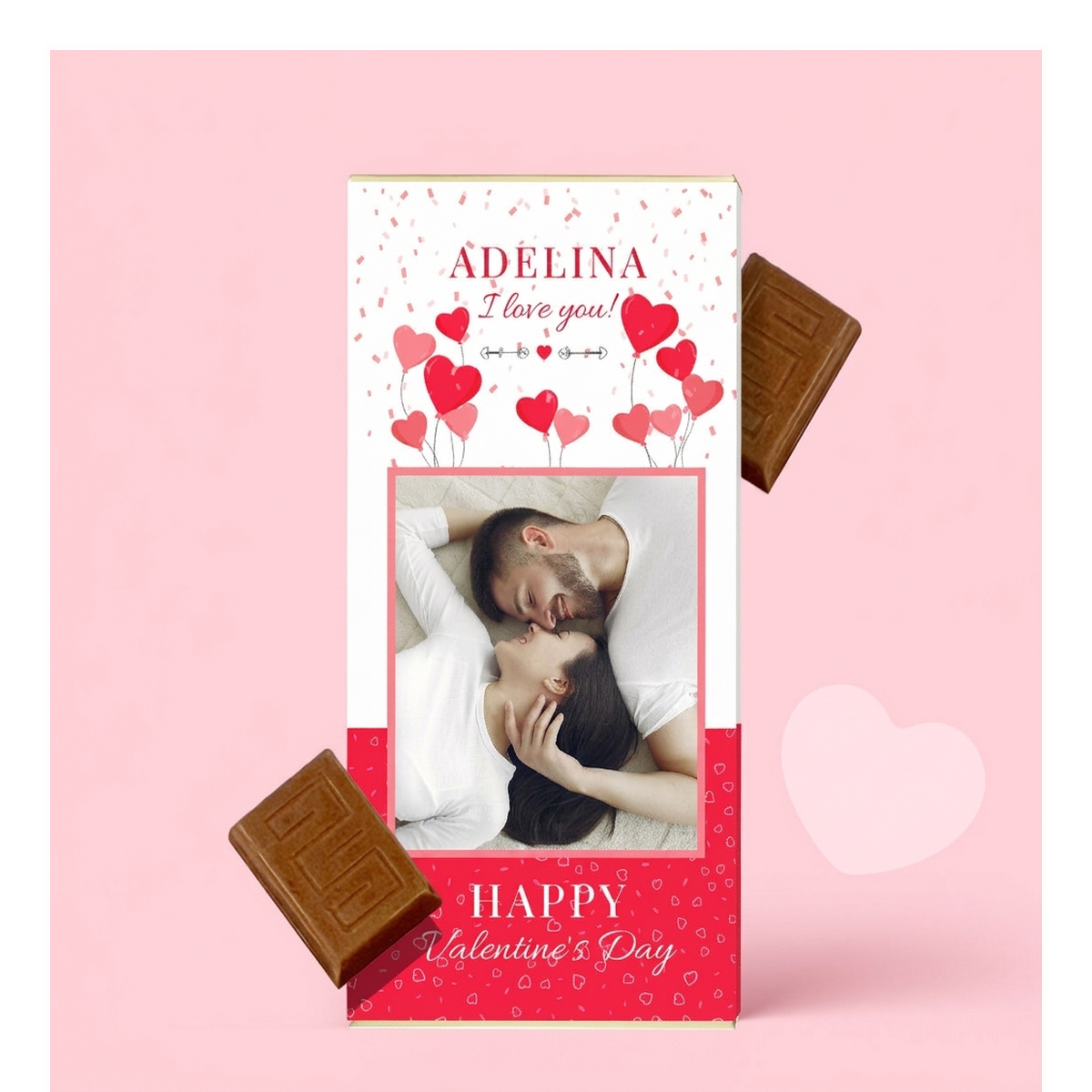 Chocolate personalizado para San Valentín