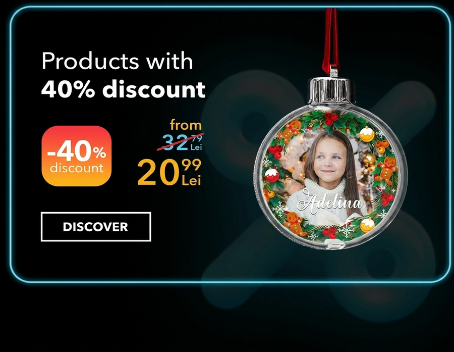 Regalos personalizados con un 40 % de descuento - Black Friday