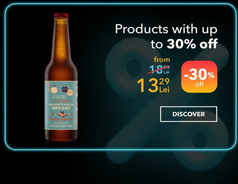 Regalos personalizados con un 30 % de descuento - Black Friday