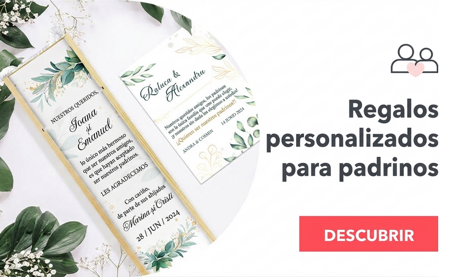 Regalos para los padrinos de boda