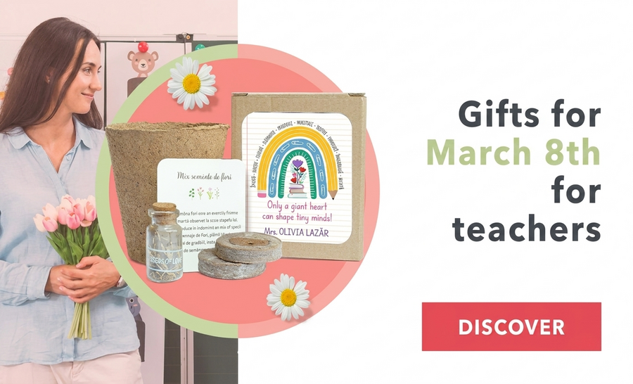 Regalos personalizados para profesoras para el 8 de marzo