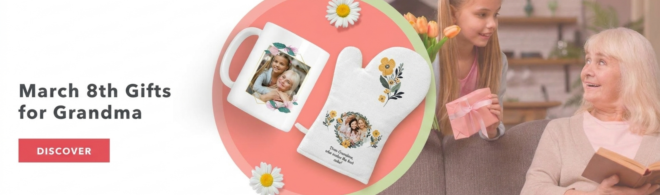 Regalos personalizados para el 8 de marzo para la abuela