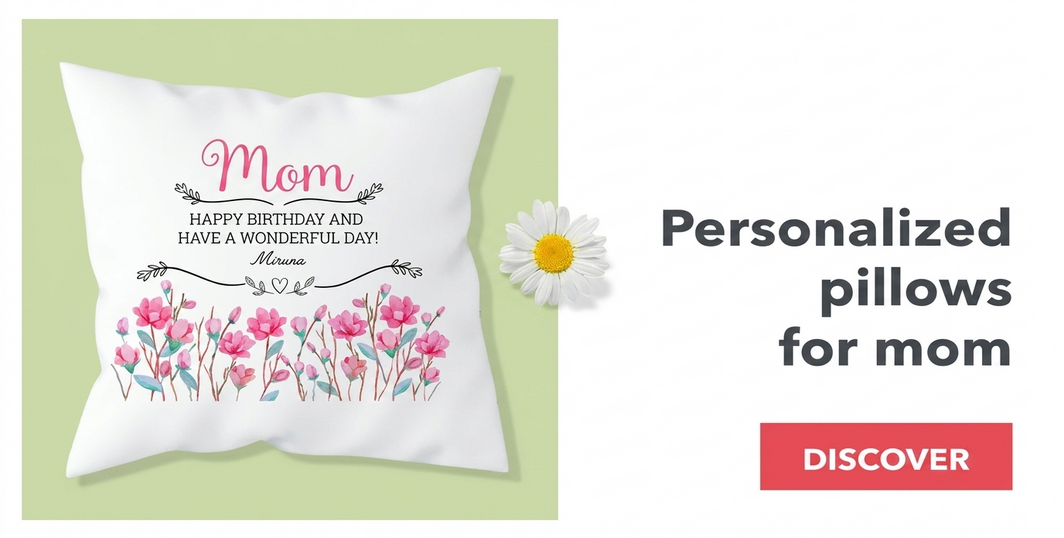 Cojines personalizados para el 8 de marzo