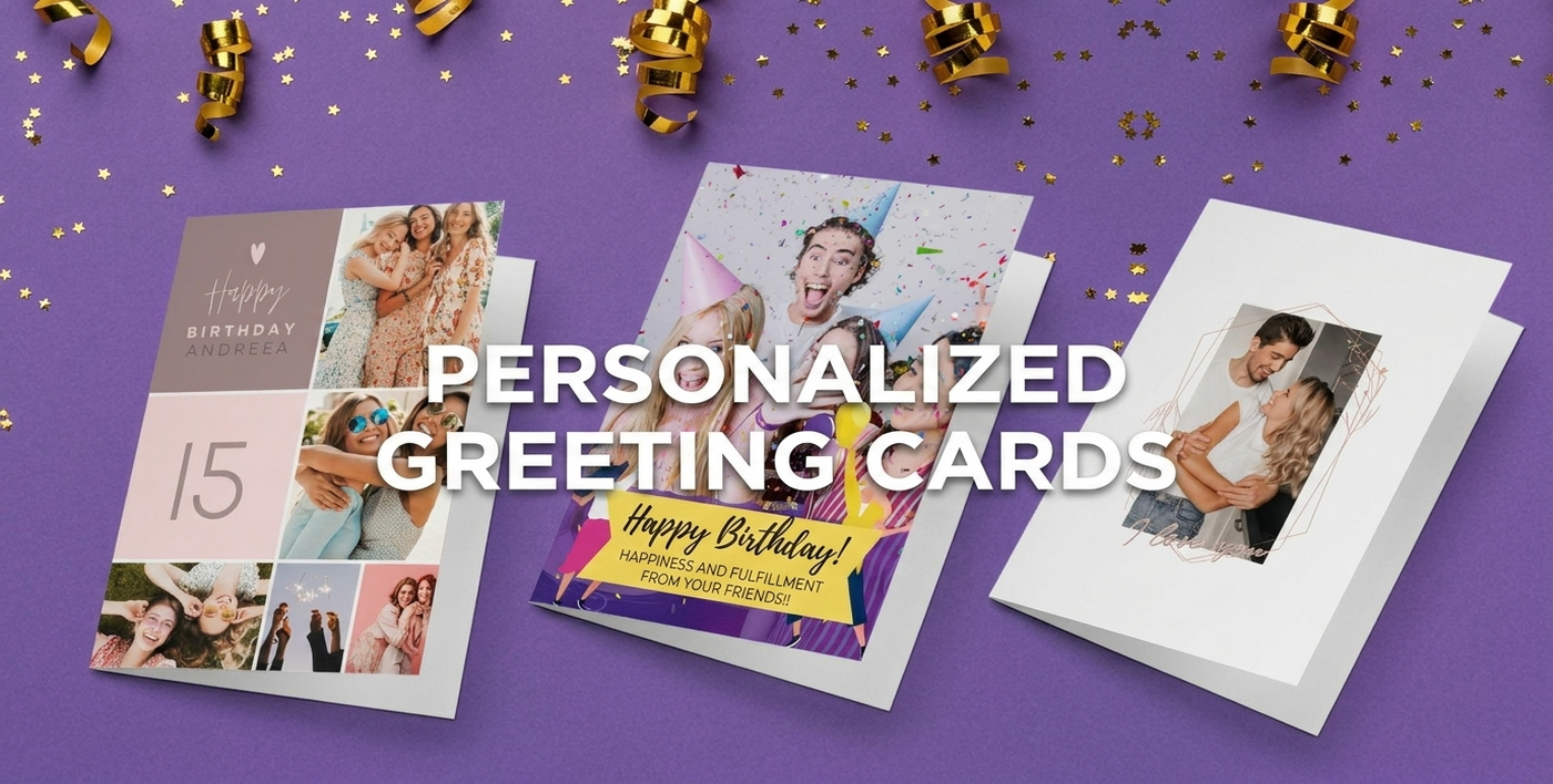 Tarjetas de felicitación y tarjetas personalizadas