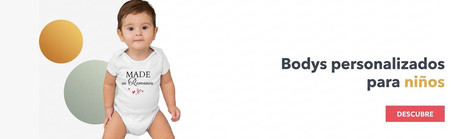 Bodys personalizados para niños