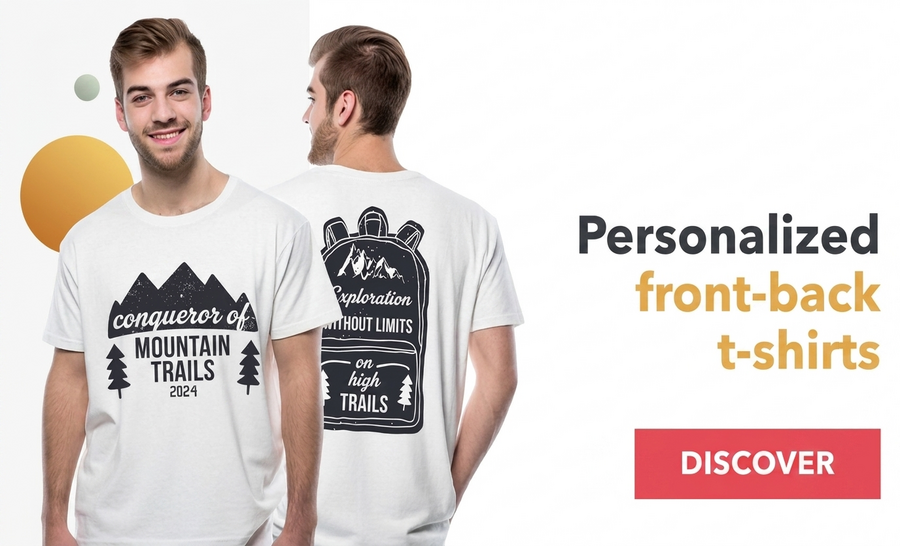 Camisetas personalizadas: anverso y reverso (delante / detrás)