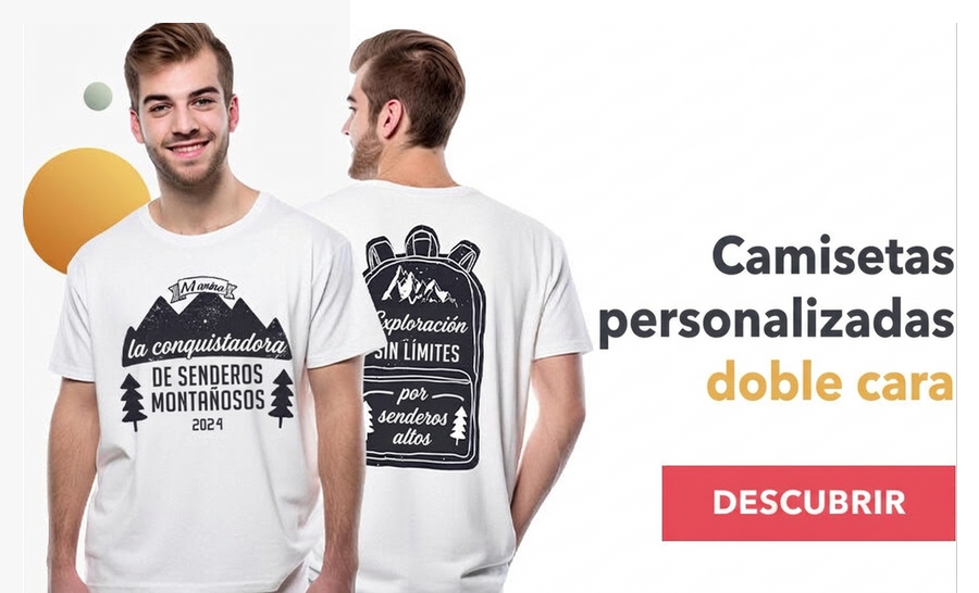 Camisetas personalizadas a doble cara