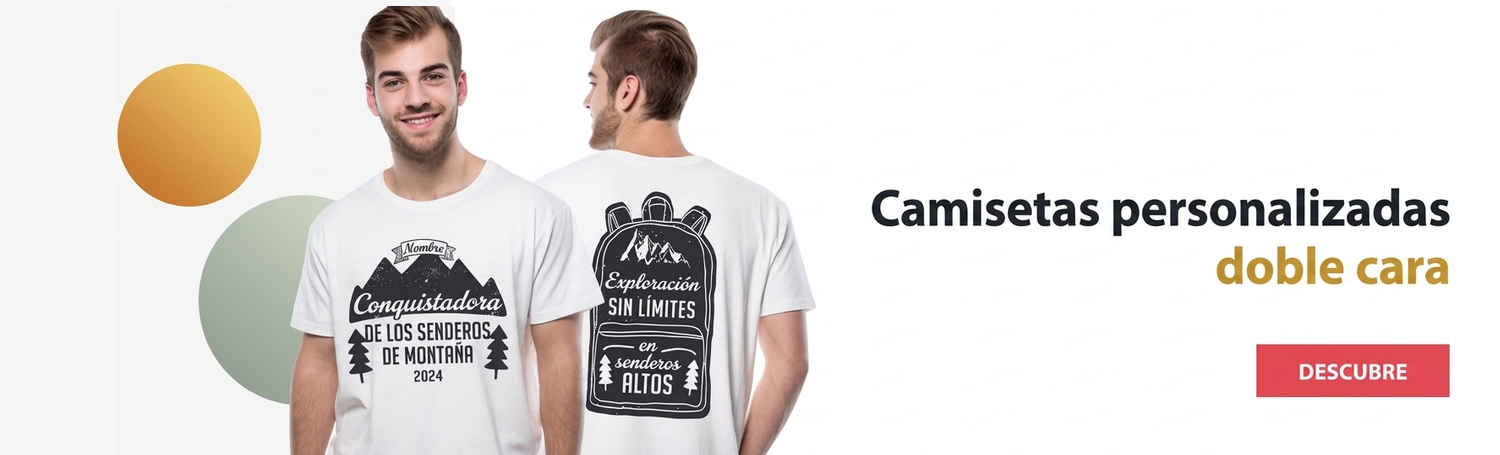 Camisetas personalizadas a doble cara