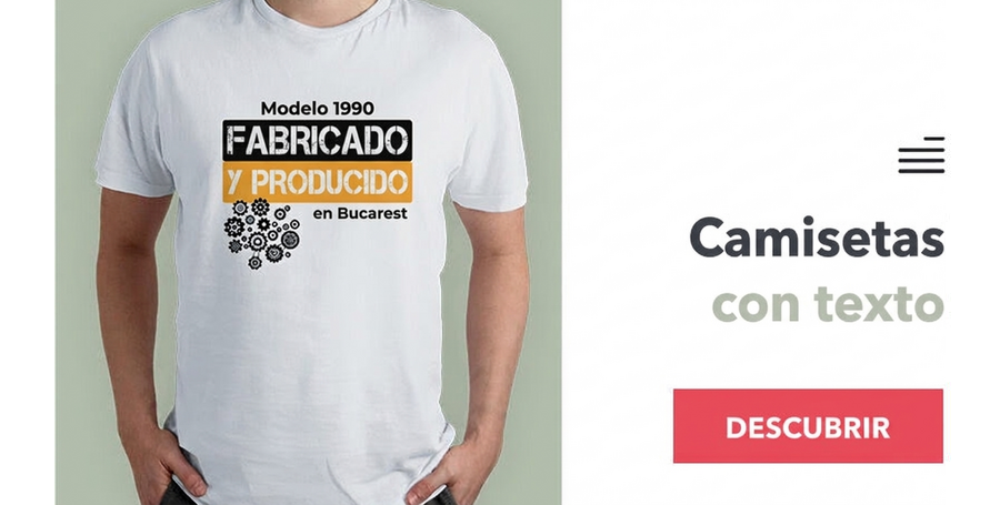 Camisetas personalizadas con texto