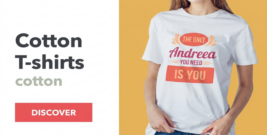 Camisetas de algodón personalizadas