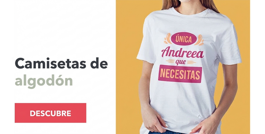 Camisetas de algodón personalizadas