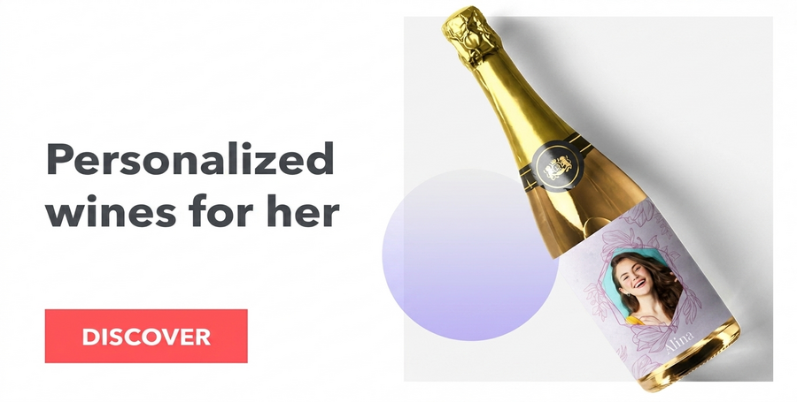Vinos personalizados para ella