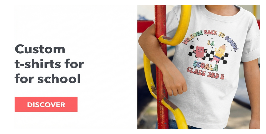 Camisetas personalizadas para la vuelta al cole