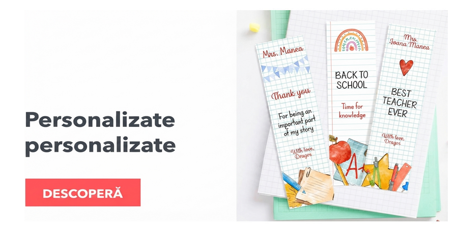 Marcapáginas personalizados para el colegio