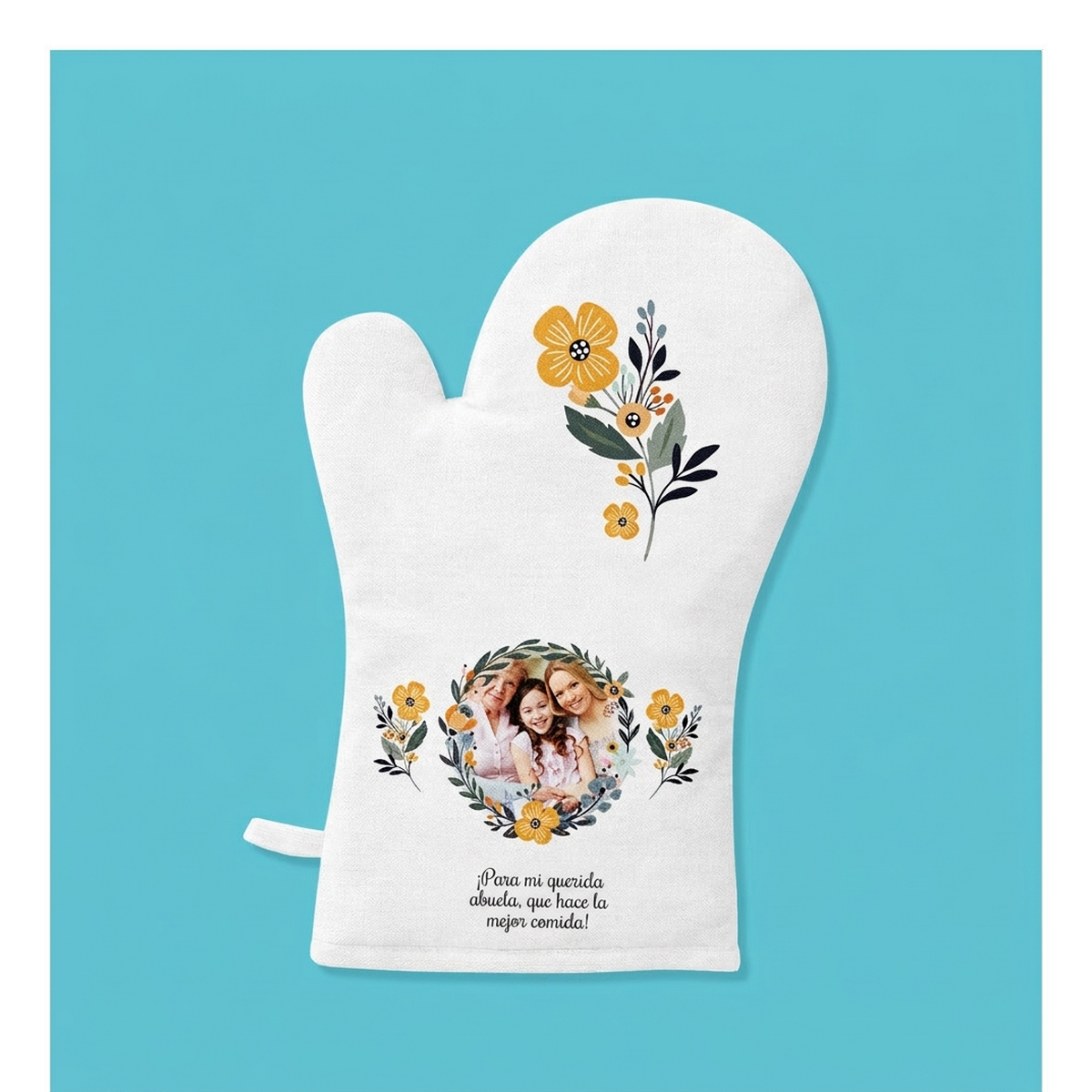Manoplas y accesorios de cocina personalizados
