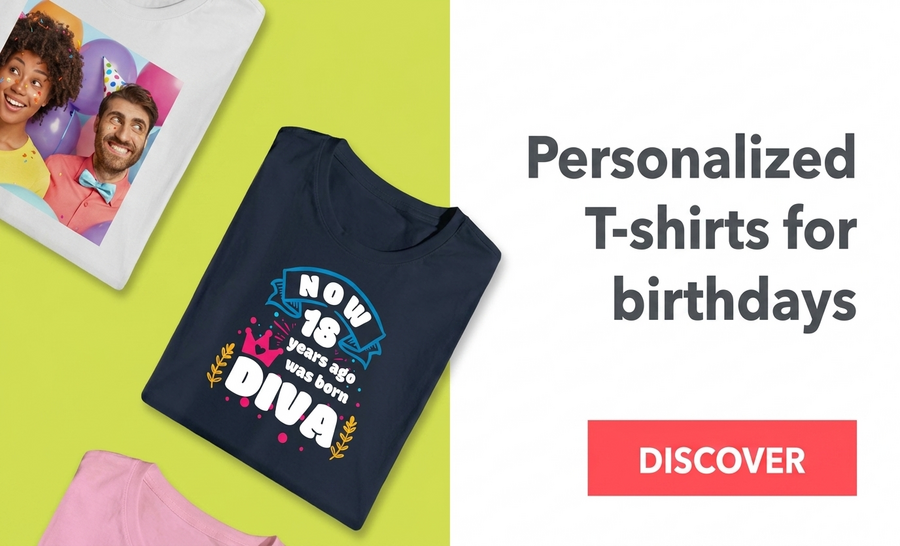 Camisetas personalizadas para cumpleaños