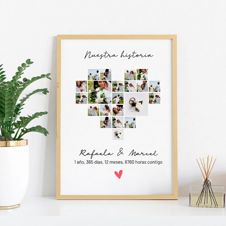 Cuadros personalizados para el aniversario de una relación