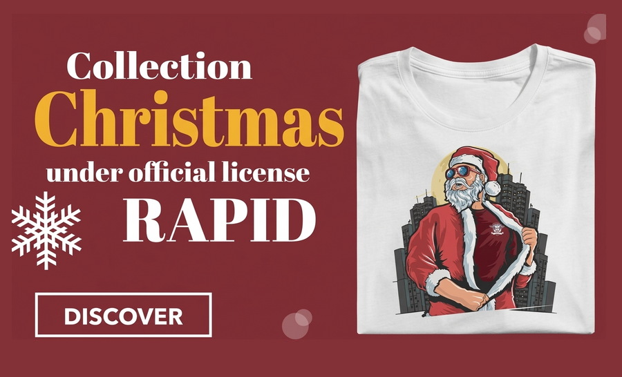 Regalos de Navidad personalizados con licencia oficial del FC Rapid 1923