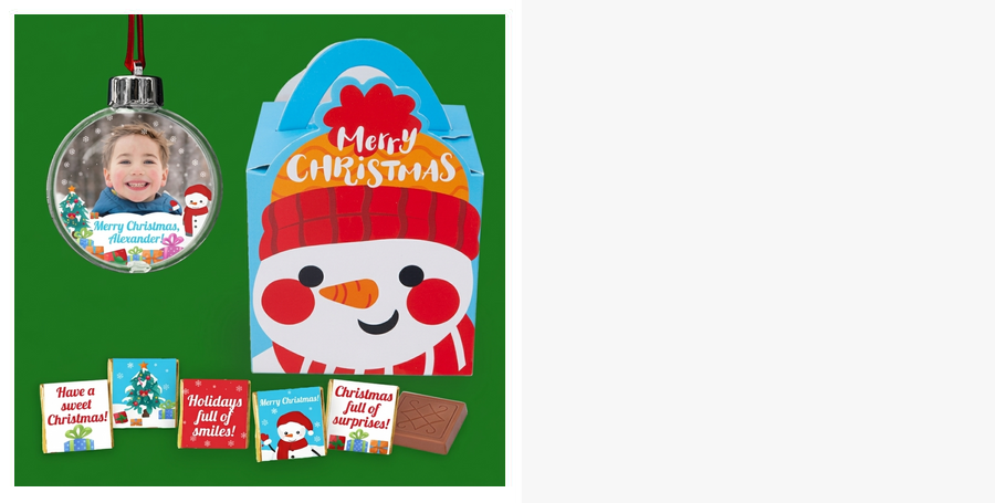 Cajas regalo de Navidad para niños