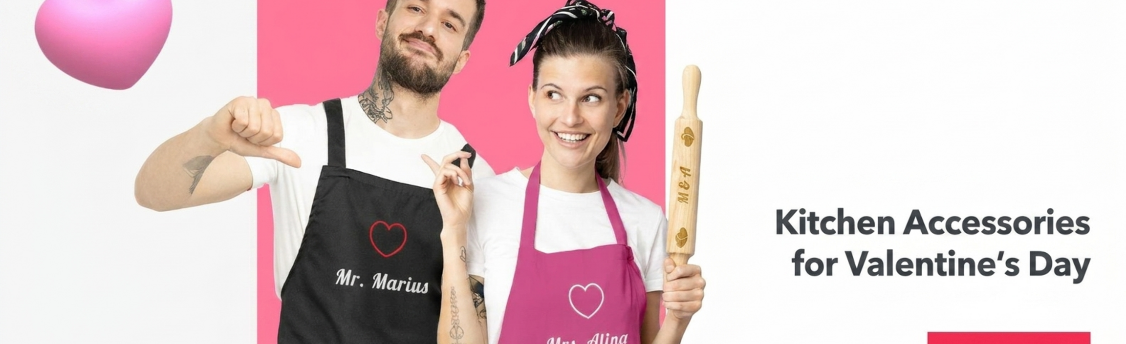 Accesorios de cocina para el Día de San Valentín