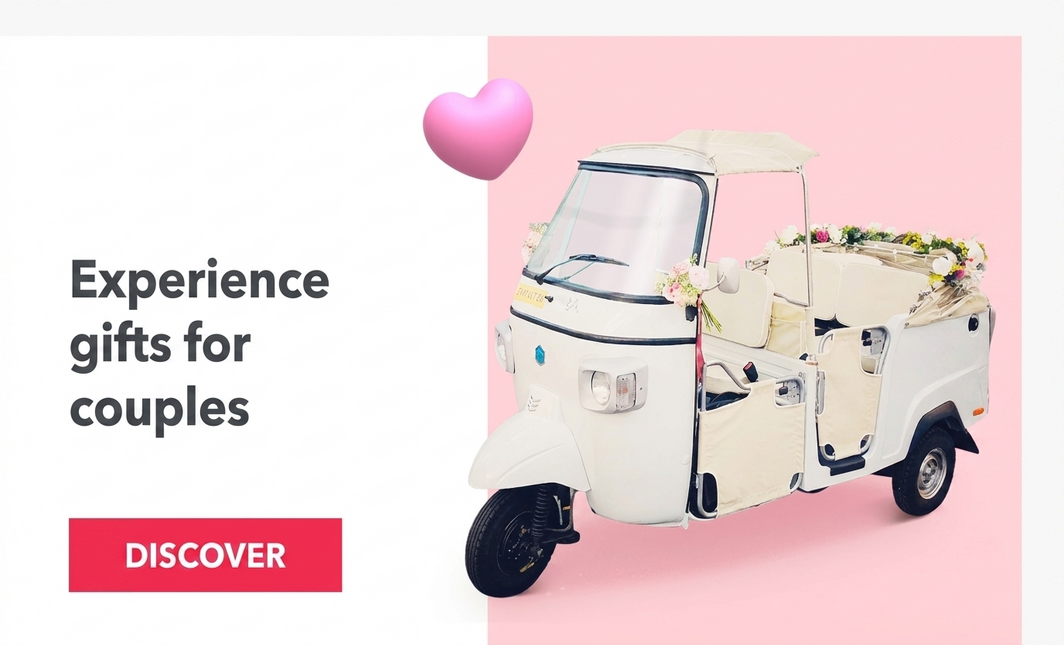 Experiencias para regalar en San Valentín