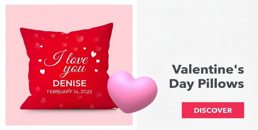 Cojines para San Valentín