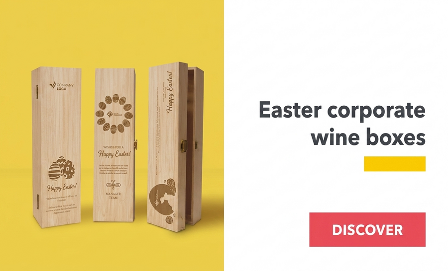 Cajas de vino corporativas para Semana Santa