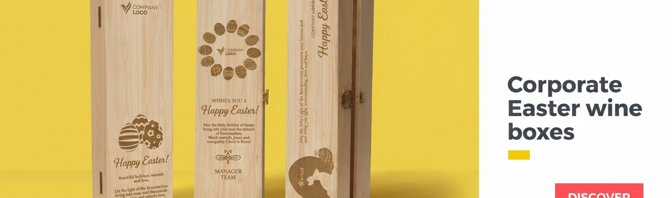 Cajas de vino corporativas para Semana Santa