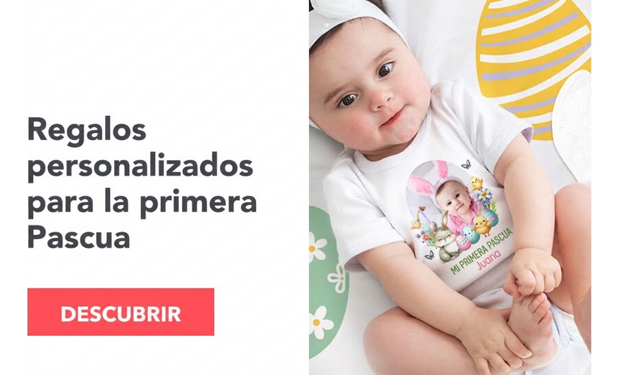 Regalos personalizados para la primera Pascua