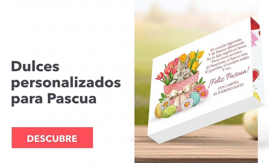 Dulces personalizados para Pascua
