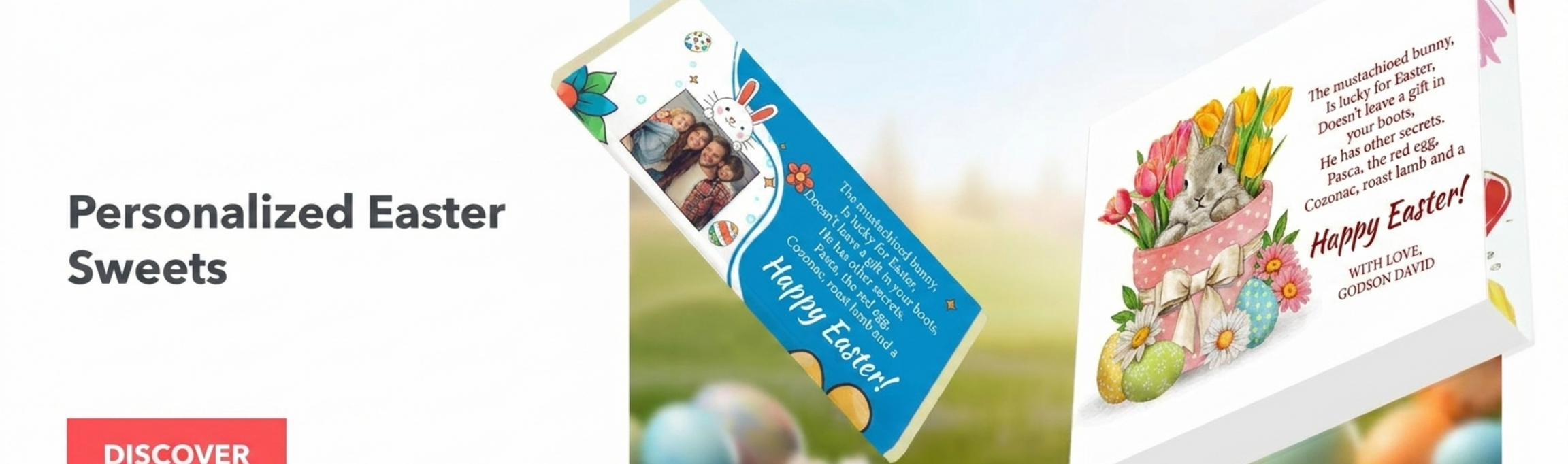 Dulces personalizados para Pascua
