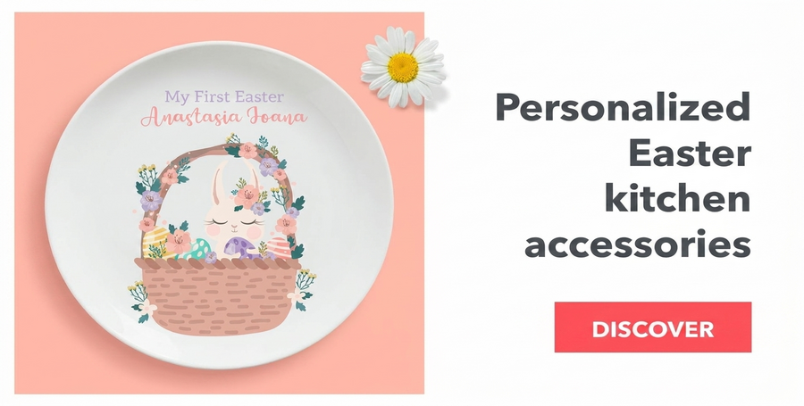Accesorios de cocina personalizados para Pascua
