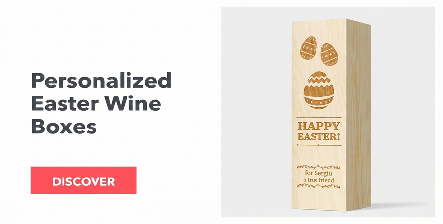Cajas de vino personalizadas para Semana Santa