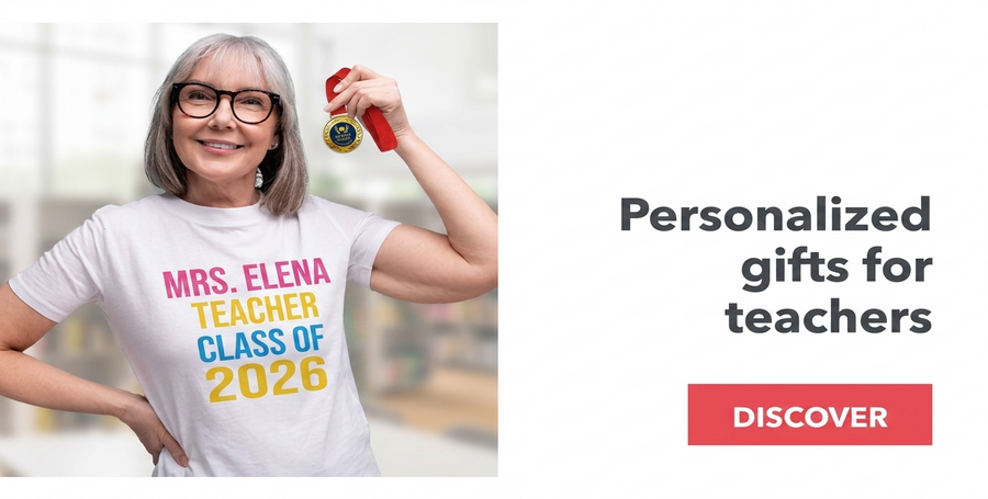 Regalos personalizados de graduación para profesores