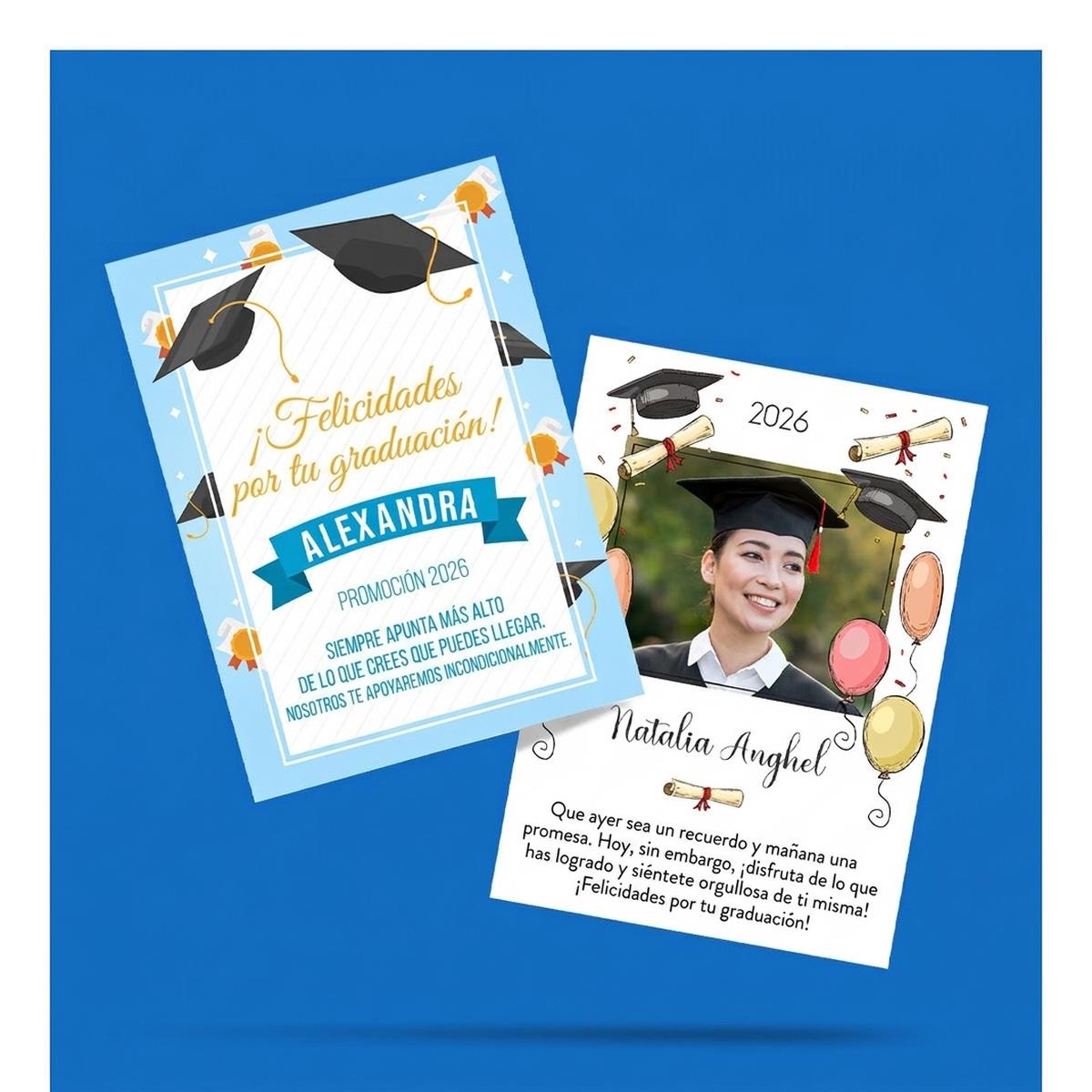 Tarjetas de felicitación, tarjetas e imanes para la graduación