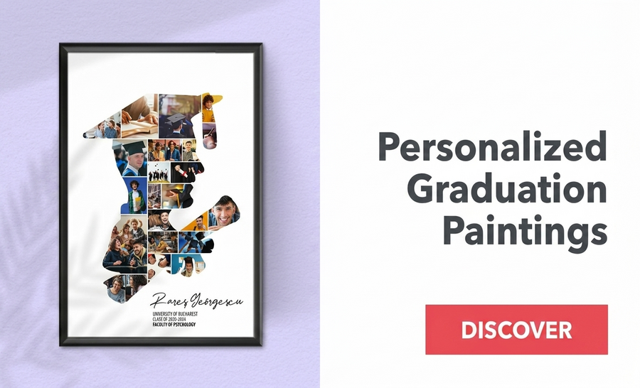 Cuadros y pósters personalizados para la graduación