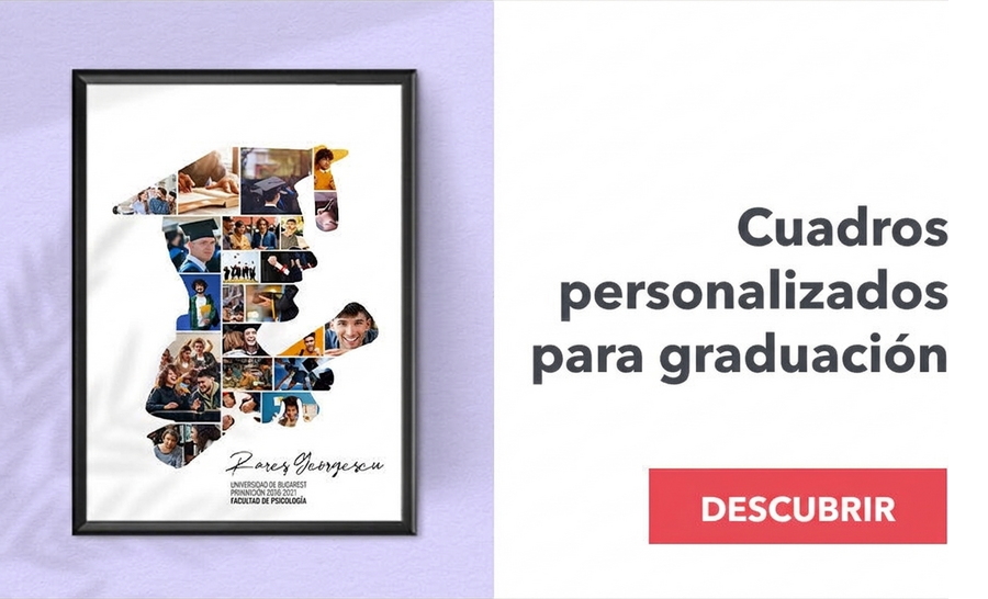 Cuadros y pósters personalizados para la graduación