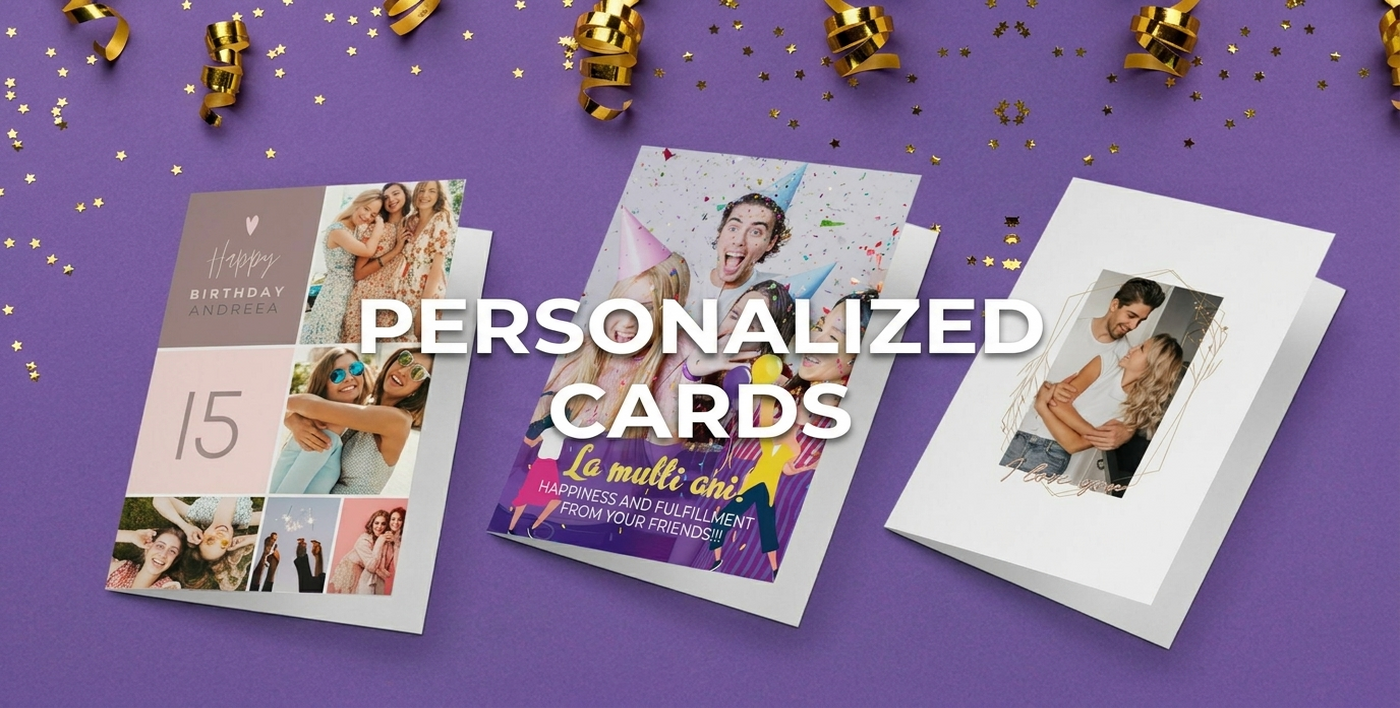 Tarjetas de felicitación y tarjetas personalizadas