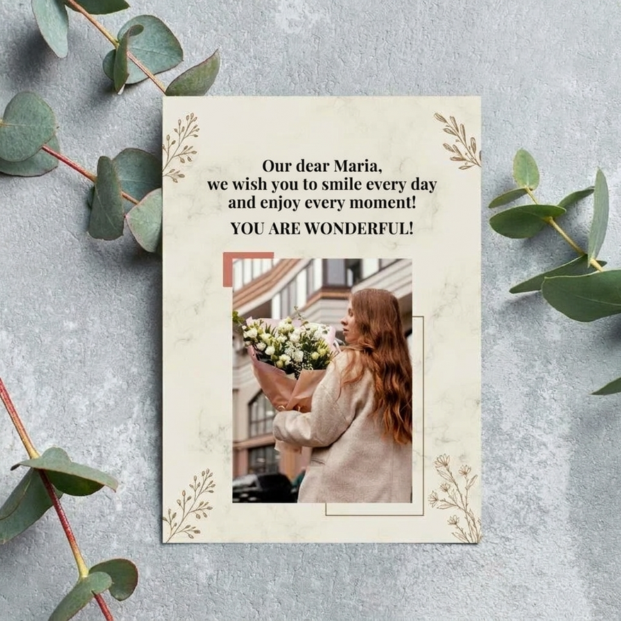 Tarjetas de felicitación y tarjetas para Santa María