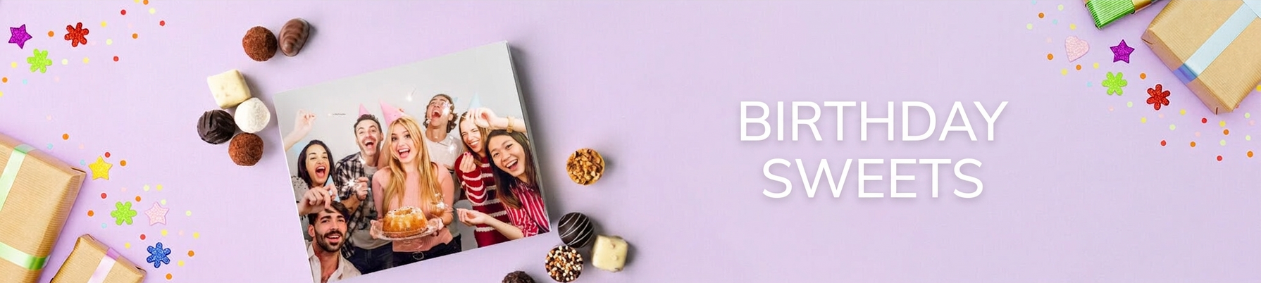 Dulces personalizados para un cumpleaños