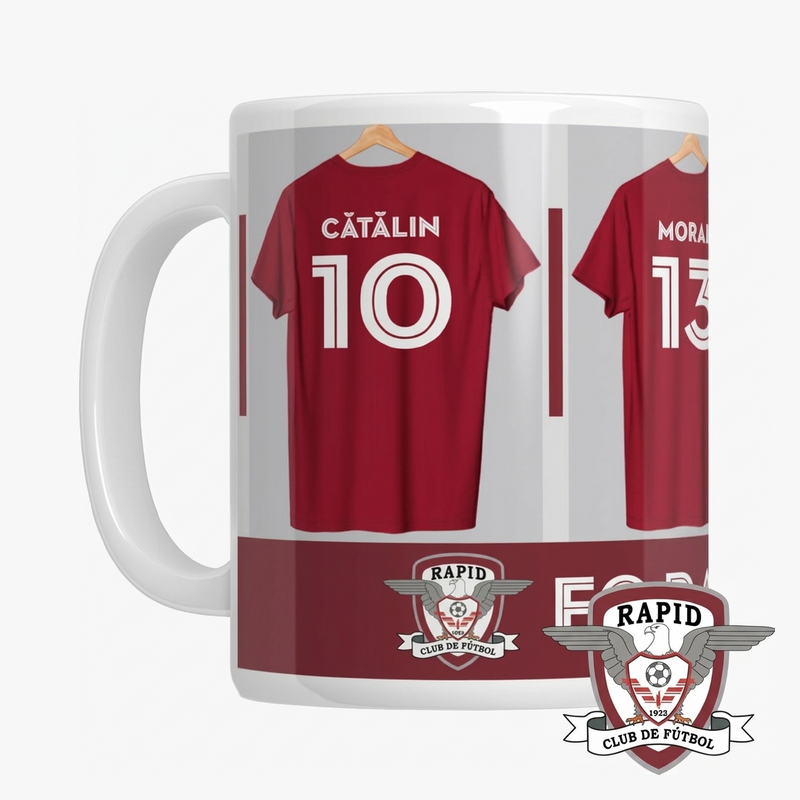 Tazas personalizadas con licencia oficial - FC Rapid 1923