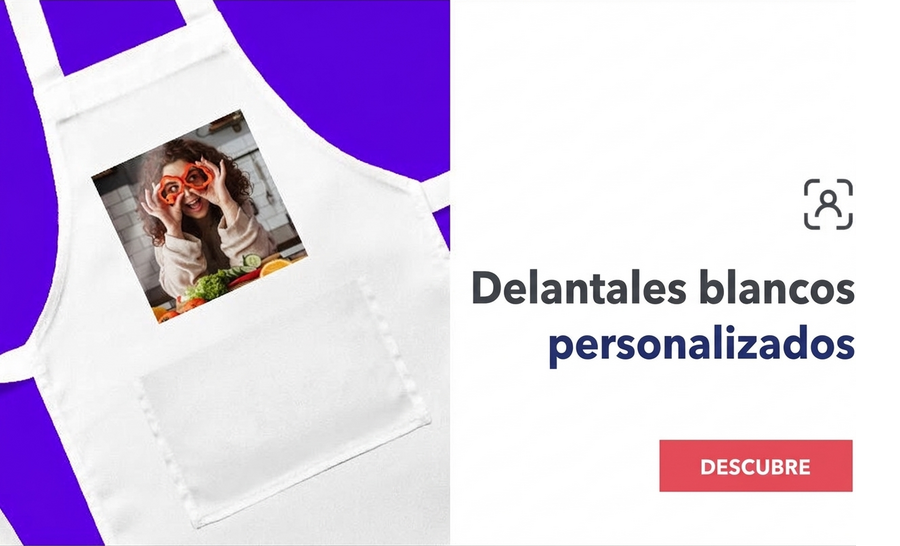 Delantales blancos personalizados