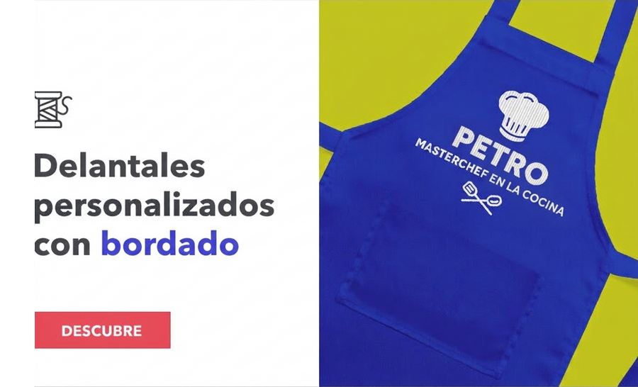 Delantales personalizados con bordado